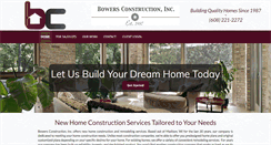 Desktop Screenshot of bowersconstruction.com